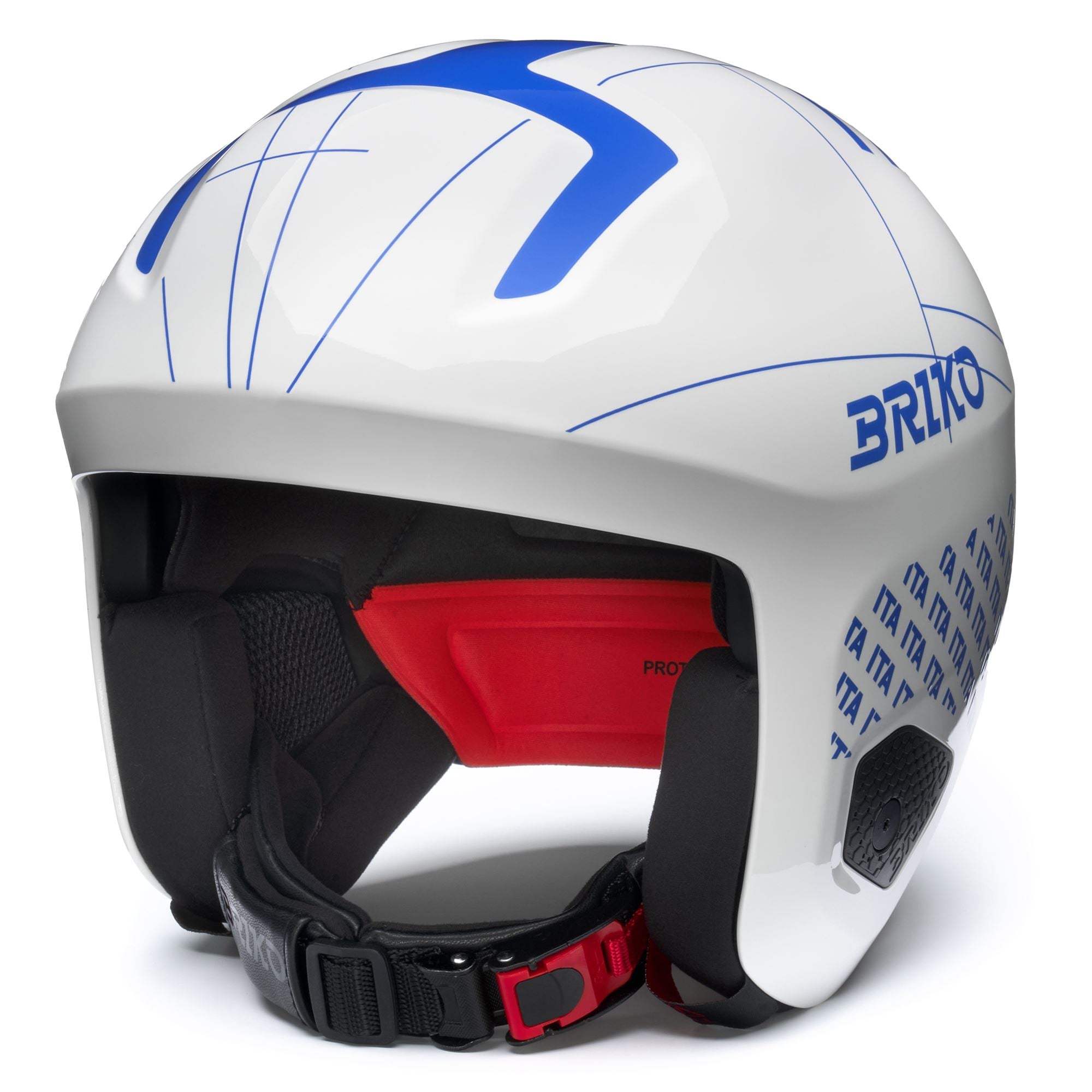 Helmets Unisex VULCANO 2.0 ITALIA Helmet Shiny White - Science Blue