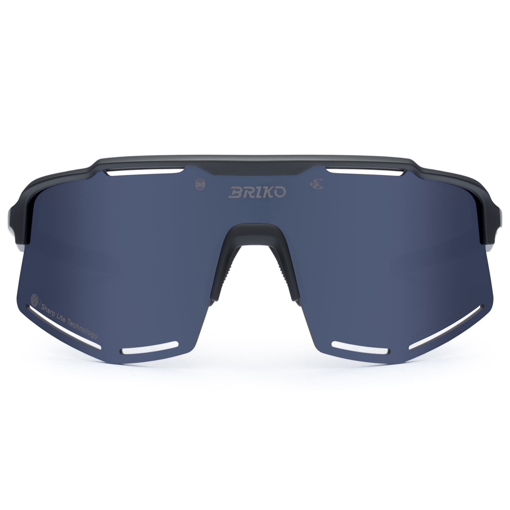 Glasses Unisex KOMI SHARP LITE Sunglasses Black - SHLSM3