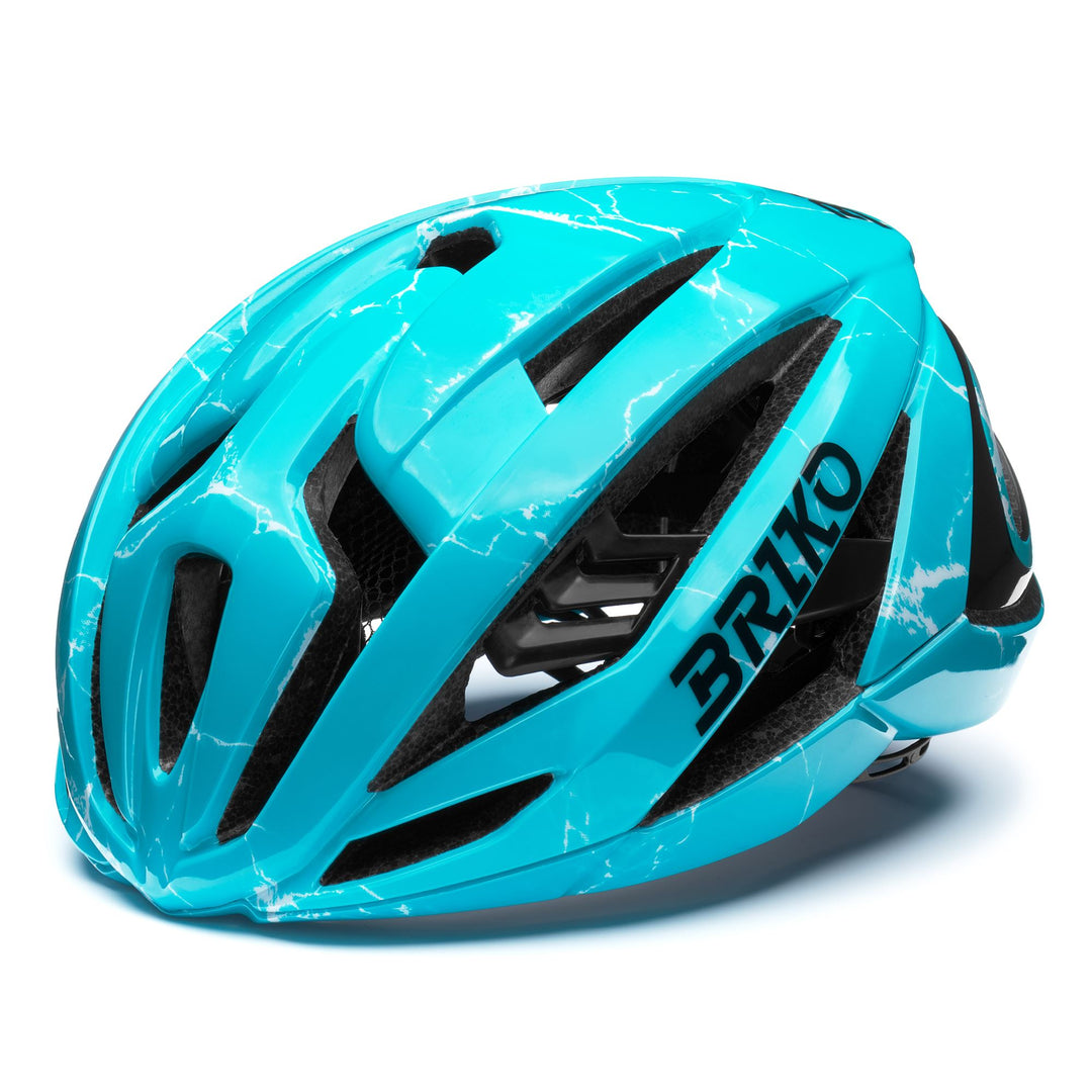 Helmets Unisex QUASAR BARDIANI Helmet SHINY BONDI BLUE - BLACK Photo (jpg Rgb)			