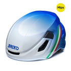 MACH 4 MIPS ITALIA - Caschi - Casco - Unisex - Shiny White Lightblue Shaded-Monza Red-Fun Green