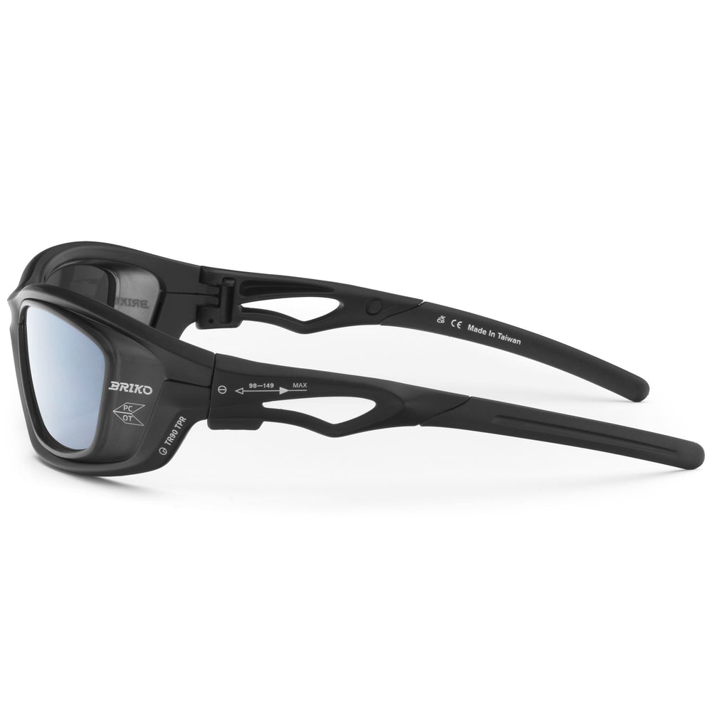 Glasses Unisex BOOST Sunglasses BLACK-SM3 Dressed Front (jpg Rgb)	