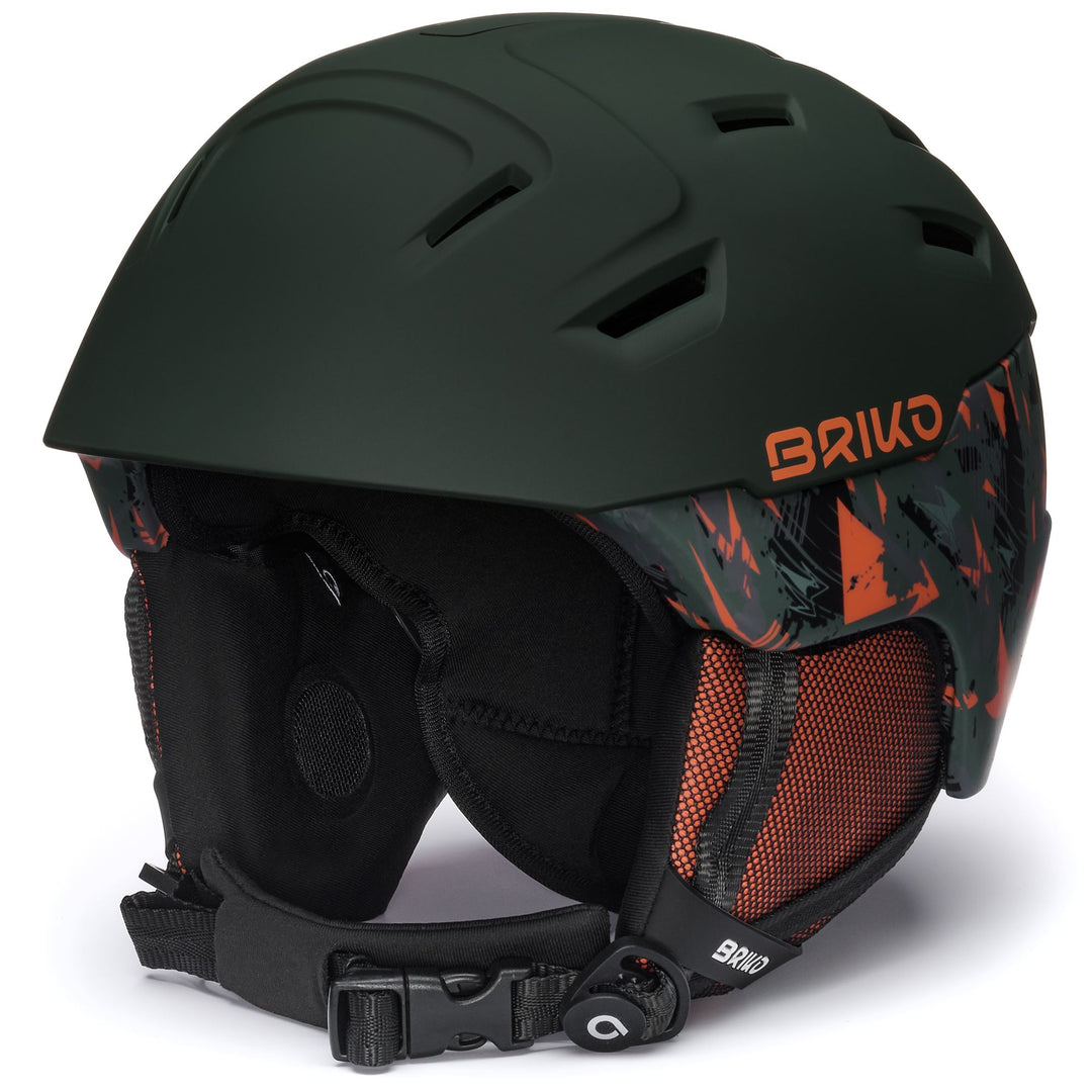 Helmets Unisex STORM X Helmet MATT TIMBER GREEN - CUTTY SARK GREEN - POMEGRANATE ORANGE Photo (jpg Rgb)			