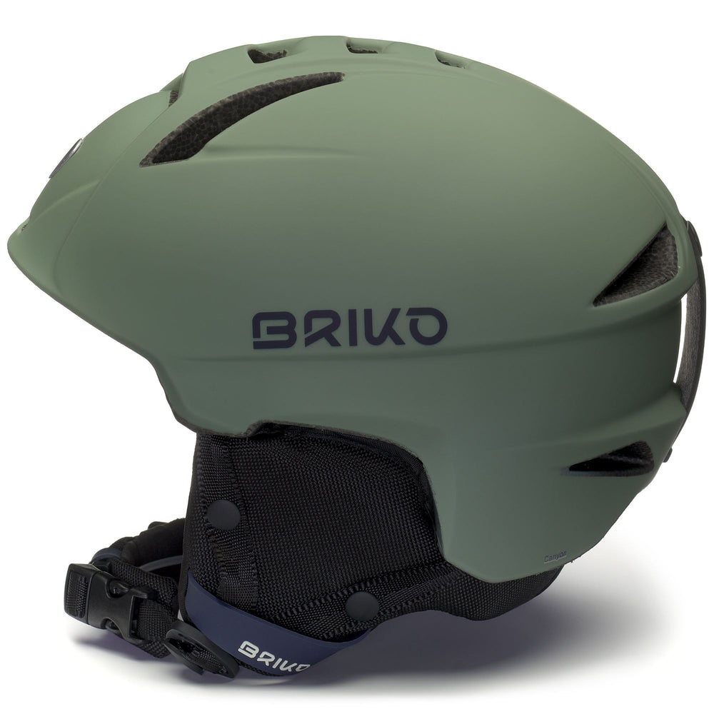 Helmets Unisex CANYON Helmet MATT CUTTY SARK GREEN - CLOUD BURST BLUE Dressed Front (jpg Rgb)	