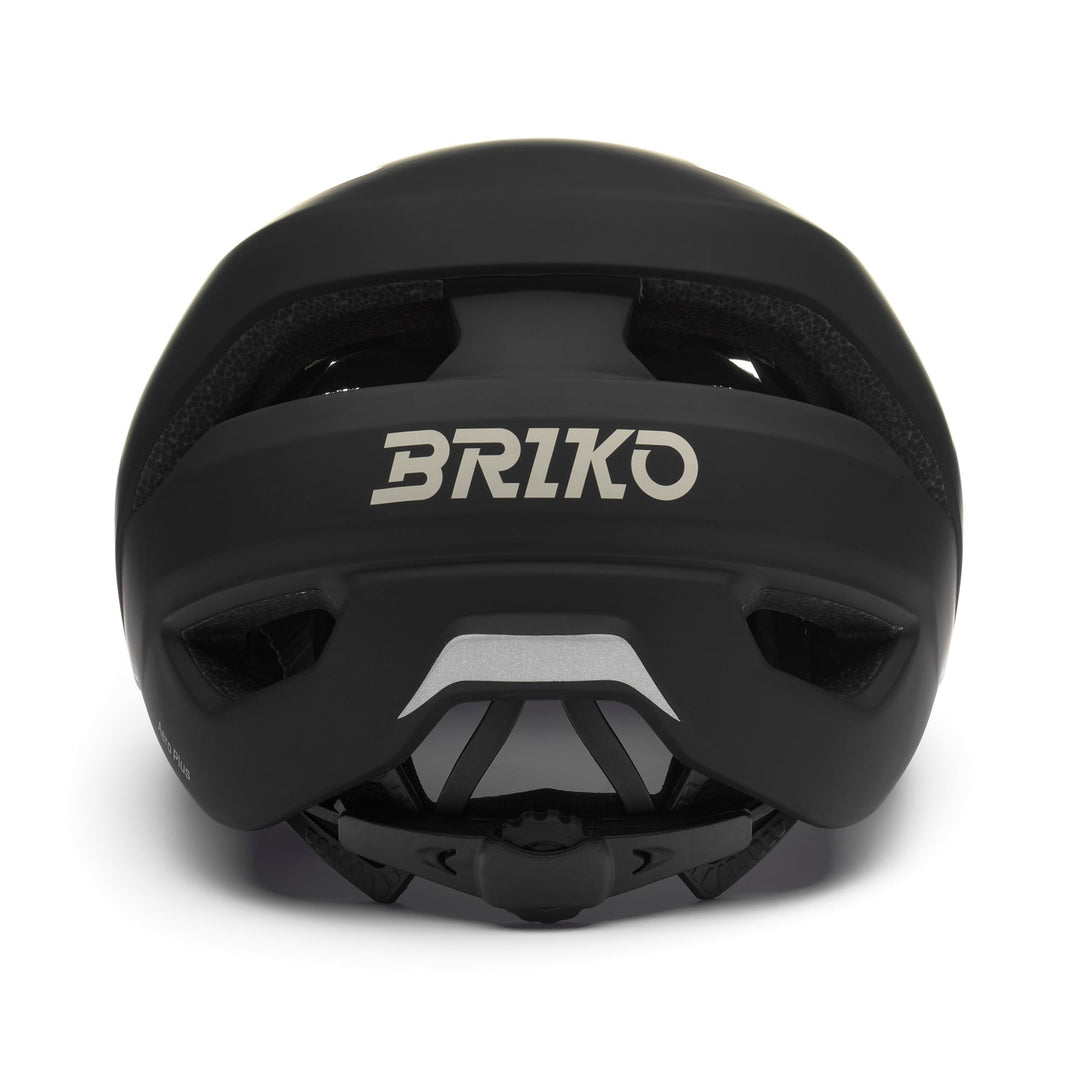 Helmets Unisex AERO PLUS Helmet MATT BLACK - SOFT AMBER Dressed Back (jpg Rgb)		