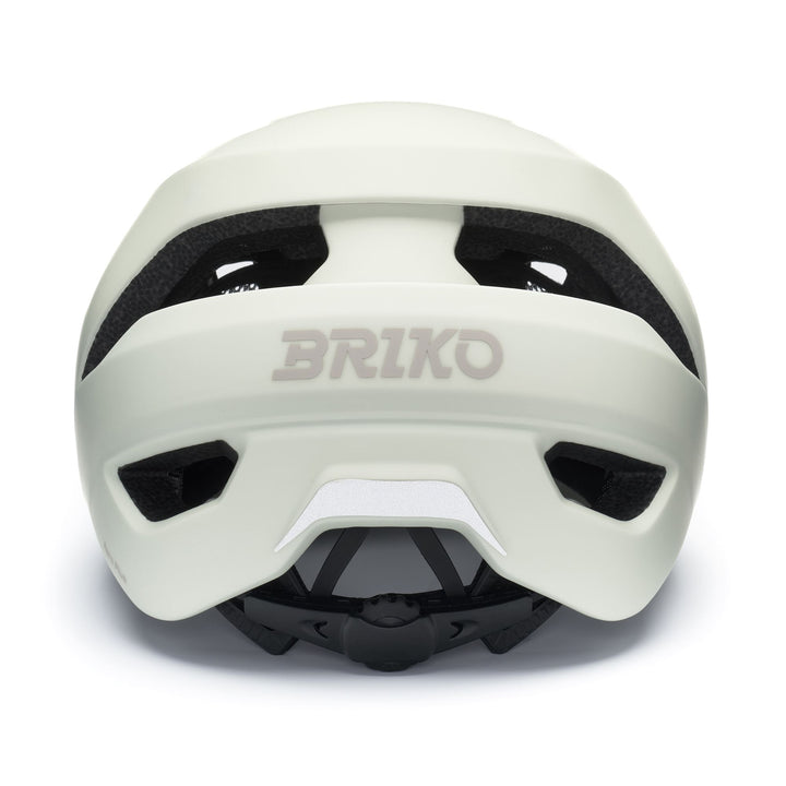 Helmets Unisex AERO PLUS Helmet MATT WHITE SAHARA - ZORBA GRAY Dressed Back (jpg Rgb)		