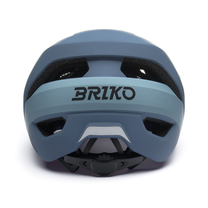 Helmets Unisex AERO PLUS Helmet MATT BISMARK BLUE - HORIZON BLUE Dressed Back (jpg Rgb)		