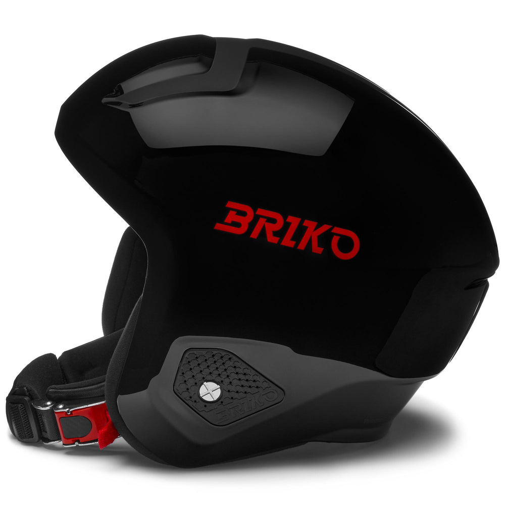 Helmets Unisex VULCANO 2.0 Helmet SHINY BLACK - ORANGE FLUO Dressed Front (jpg Rgb)	