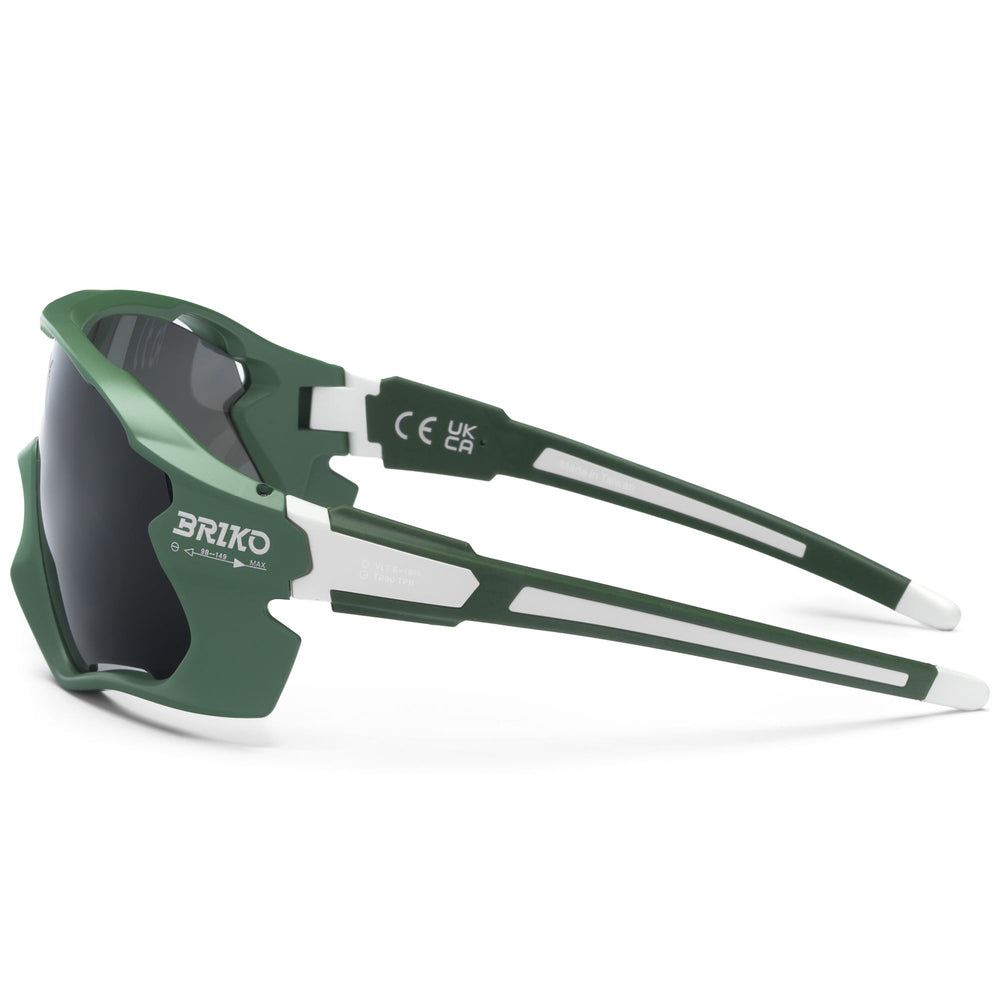 Glasses Unisex TONGASS Sunglasses GREEN MILITARY GEYSER - SB3 Dressed Front (jpg Rgb)	