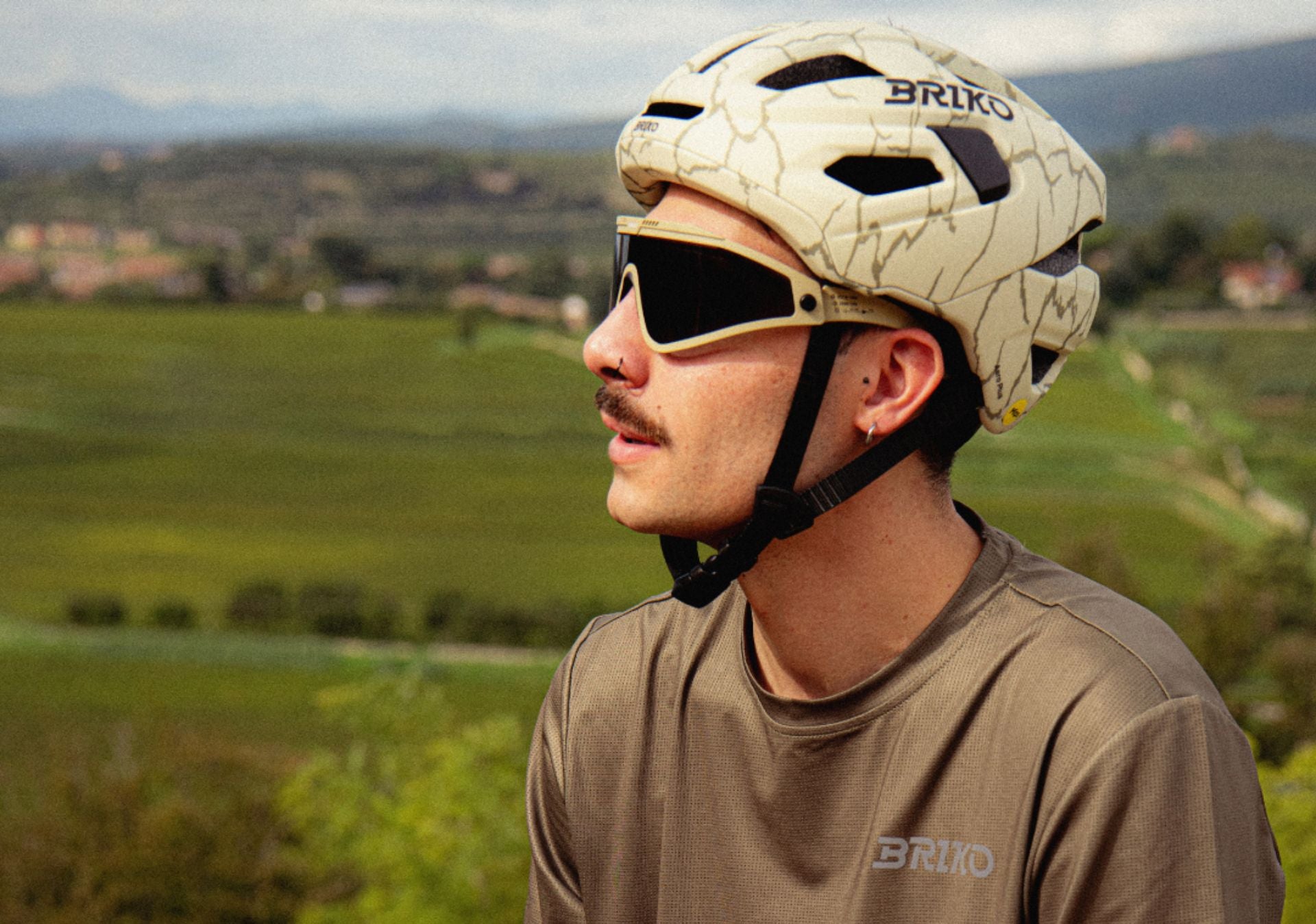 Unisex Yellow Sunglasses for Competitive Sports | Briko