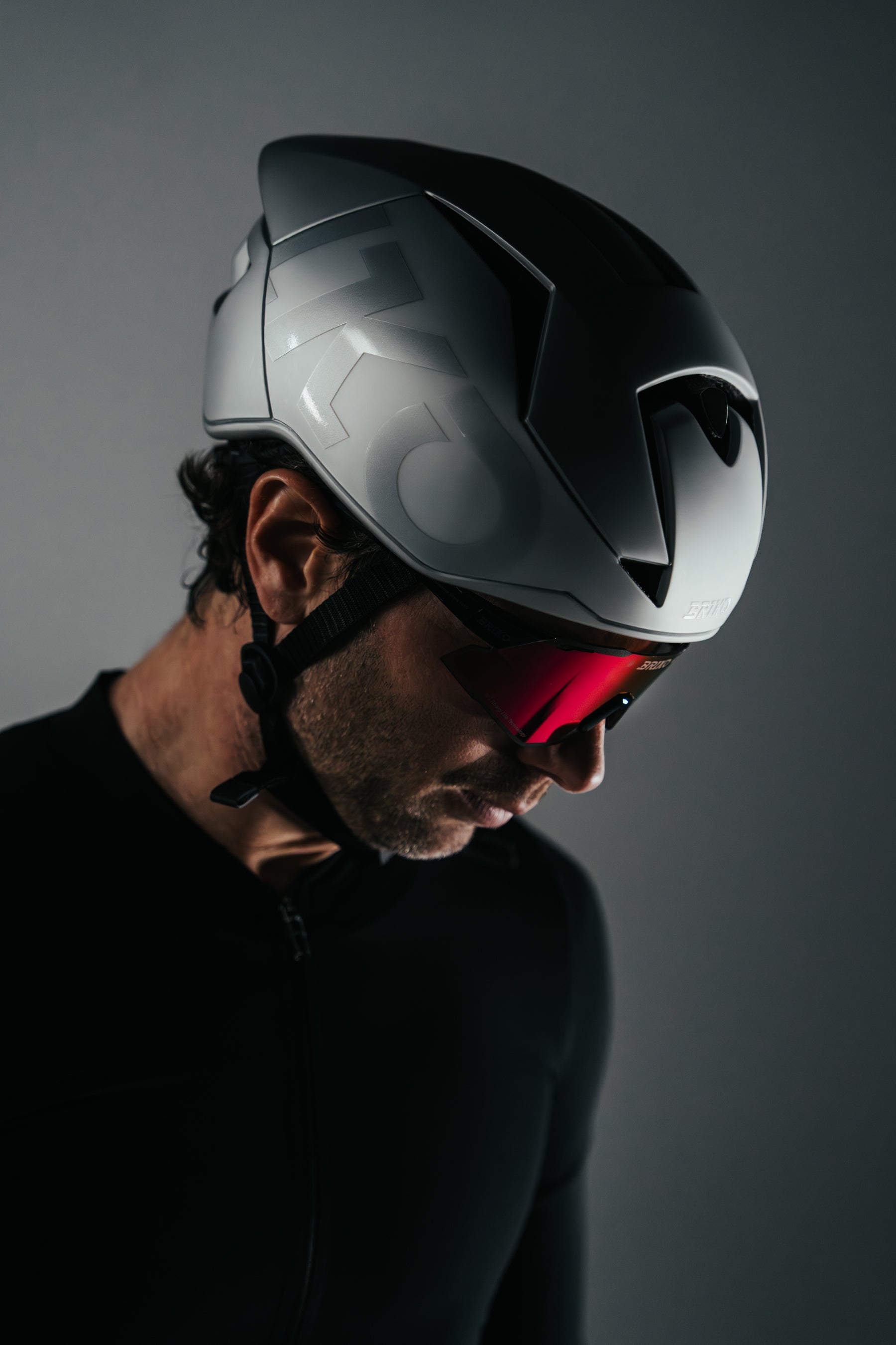 Helmets Unisex GASS GRAPHIK Helmet Matt Shiny Silver