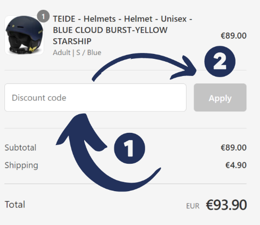 How can I activate a discount code?