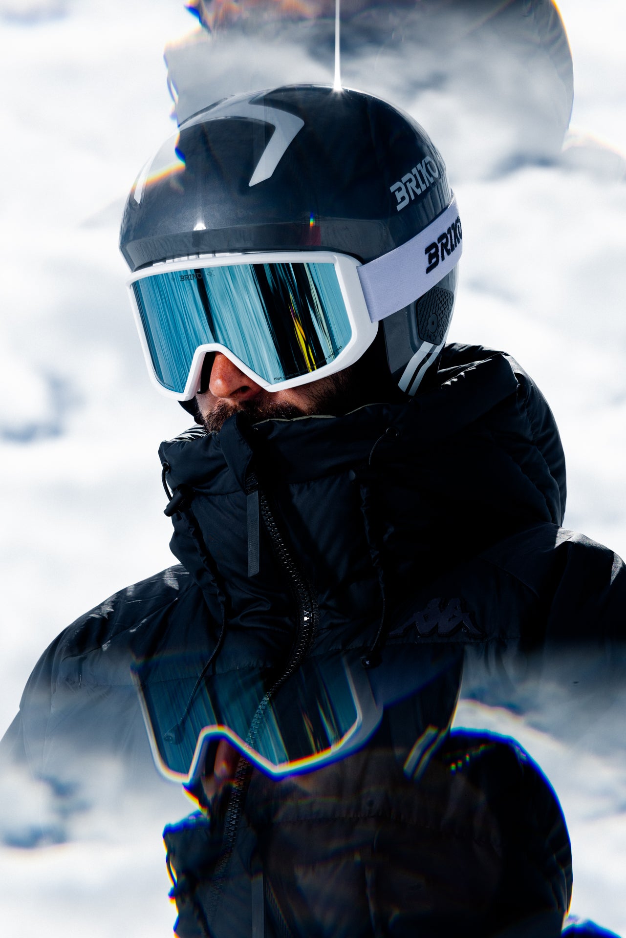 Kid's Blue and Black Ski Helmet for Young Racers | Briko