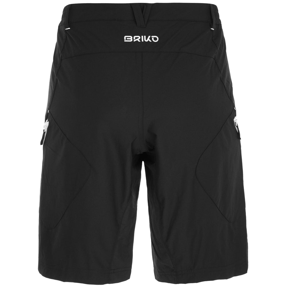 Black Men's MTB Cycling Shorts with Padding 02
