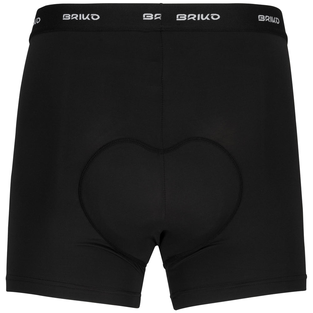 Black Men's Cycling Underpants with Padding 02