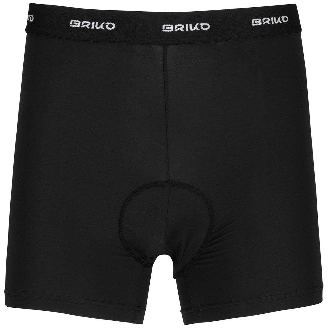 Black Men's Cycling Underpants with Padding 01