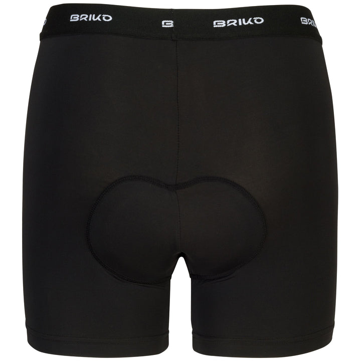 Culottes de cyclisme noires pour femmes avec rembourrage 2
