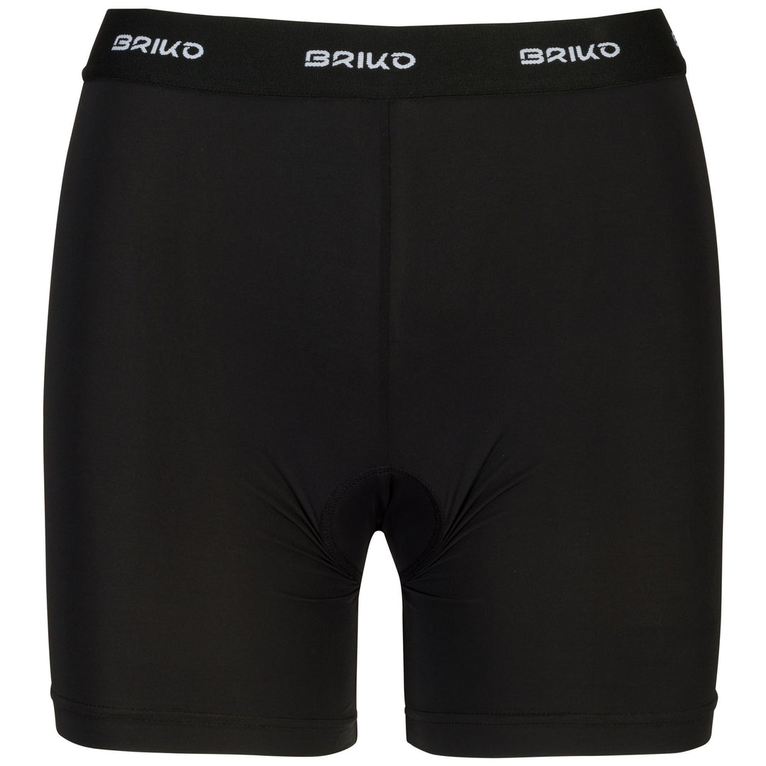 Black Women's Cycling Underpants with Padding 01
