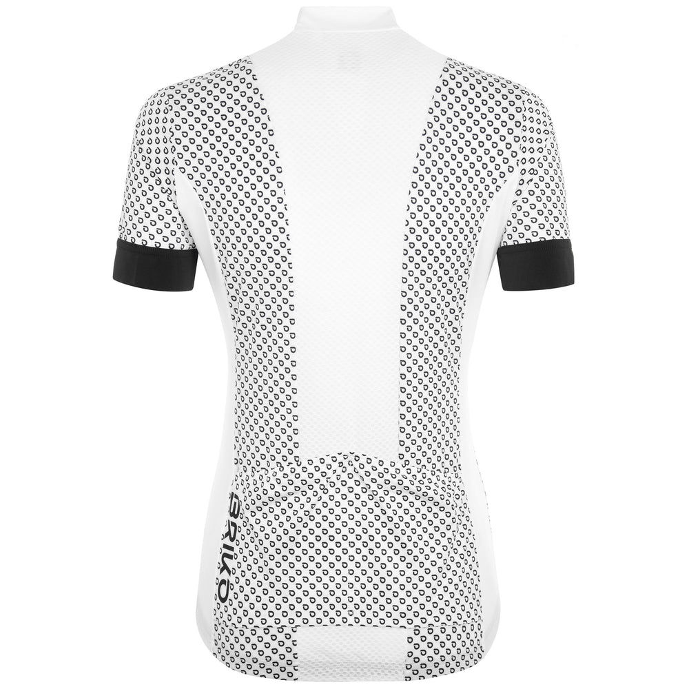 White Women's Ultralight Cycling Jersey with Breathable Fabric 02