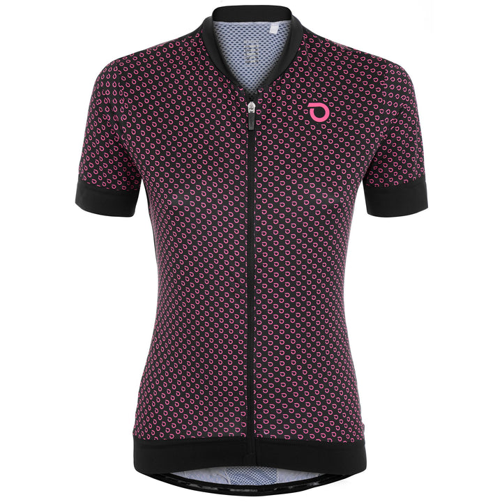 Black Women's Ultralight Cycling Jersey with Breathability 1