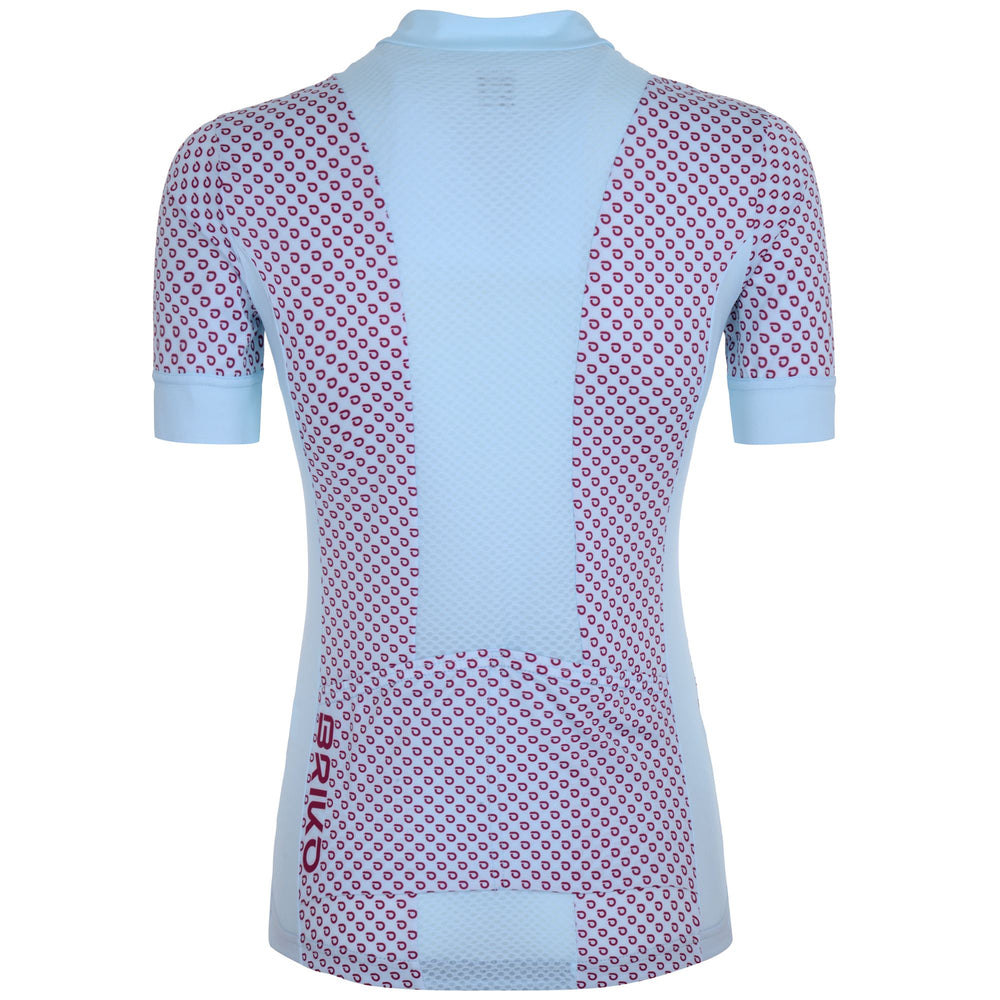 Woman Blue Ultralight Cycling Jersey with Breathability Features 02