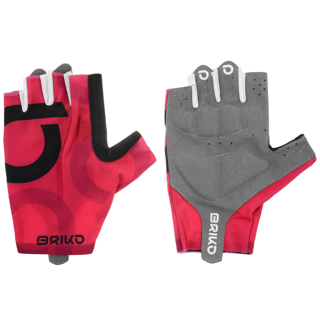 Unisex Violet and Fuchsia Cycling Gloves with Anti-Slip Features main