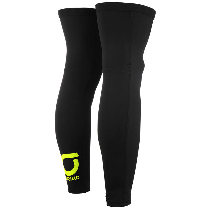 Guêtres de cyclisme unisexes noires et vertes citron vert avec grip antidérapant 2