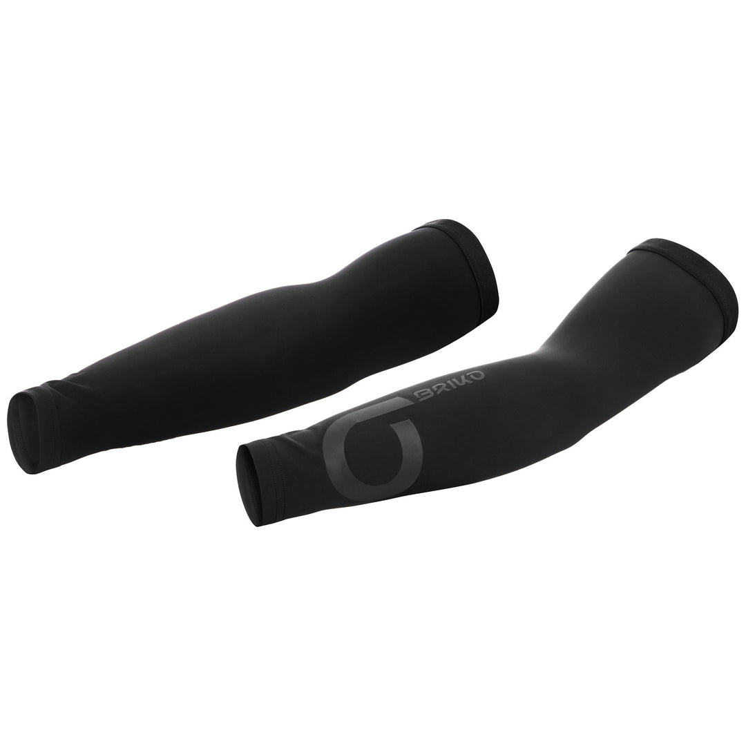 Guêtres de cyclisme unisexes noires, coupe ajustée, avec grip antidérapant main