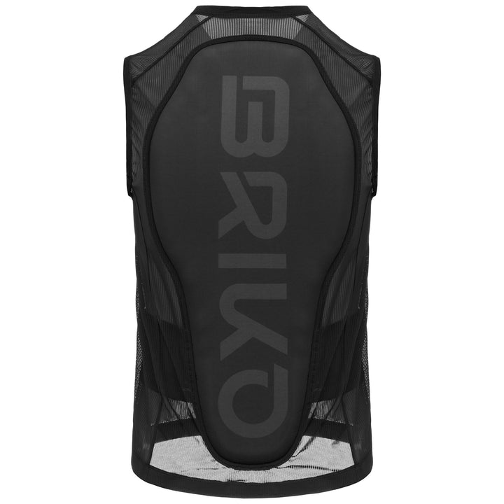 Paraschiena unisex da sci nero e arancione per la protezione completa della colonna vertebrale 2