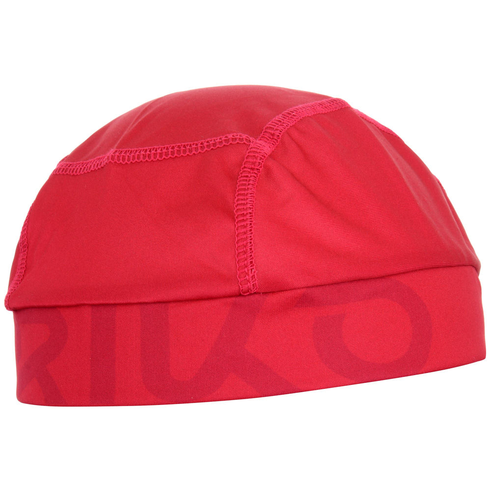 Unisex Red Bandana for Cycling with Reflective Details 02