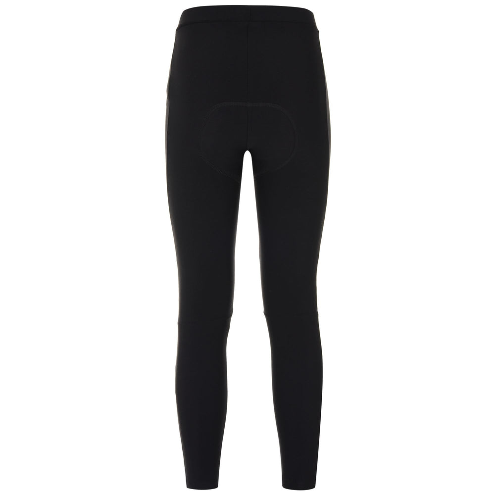 Pantaloni invernali da ciclismo da donna neri con imbottitura a compressione 02