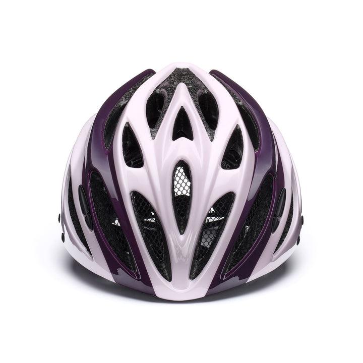 Casco da ciclismo unisex rosso e rosa con visiera rimovibile 3