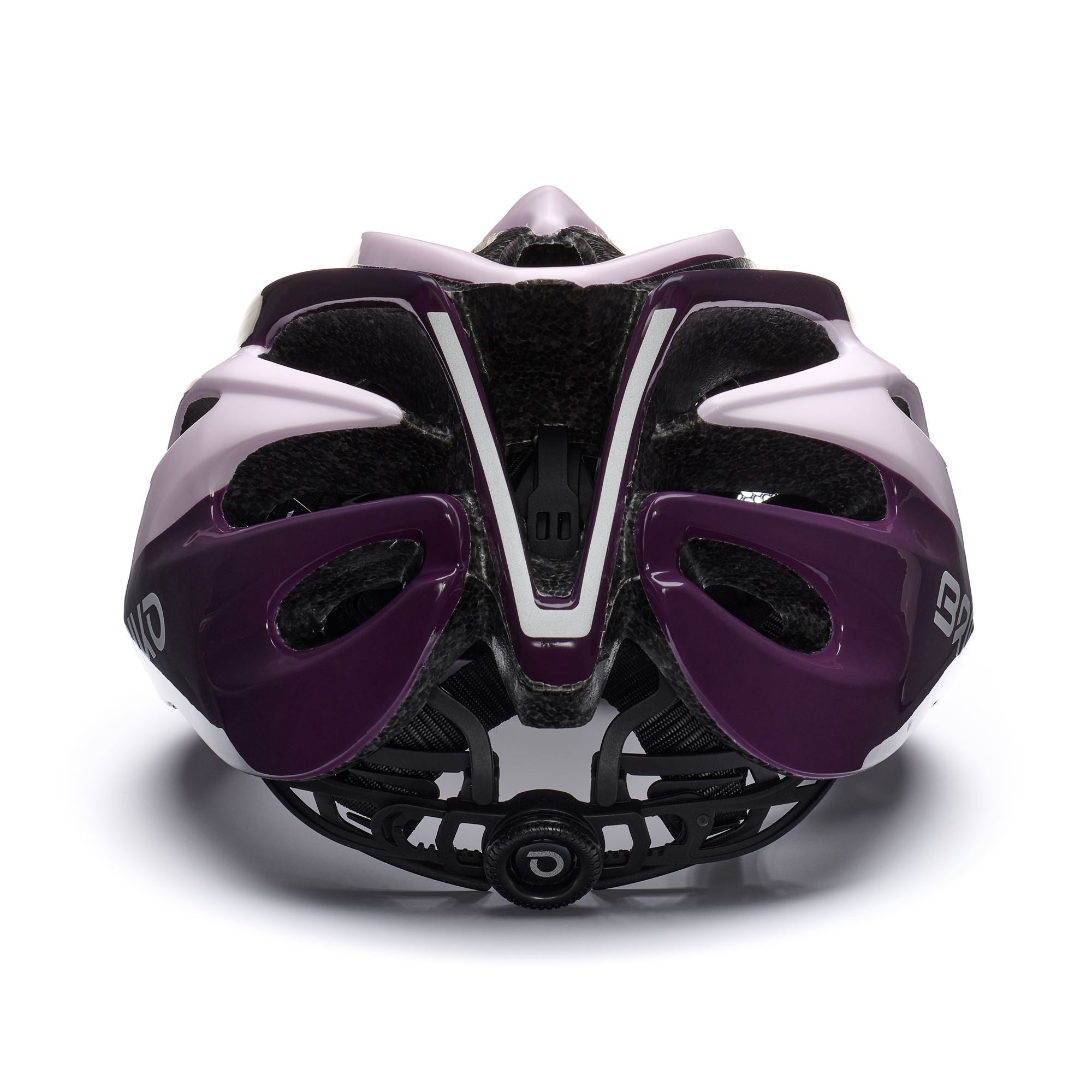 BRIKO ブラック パープル ヘルメット Unisex Red and Pink Cycling Helmet with Removable Visor | Briko