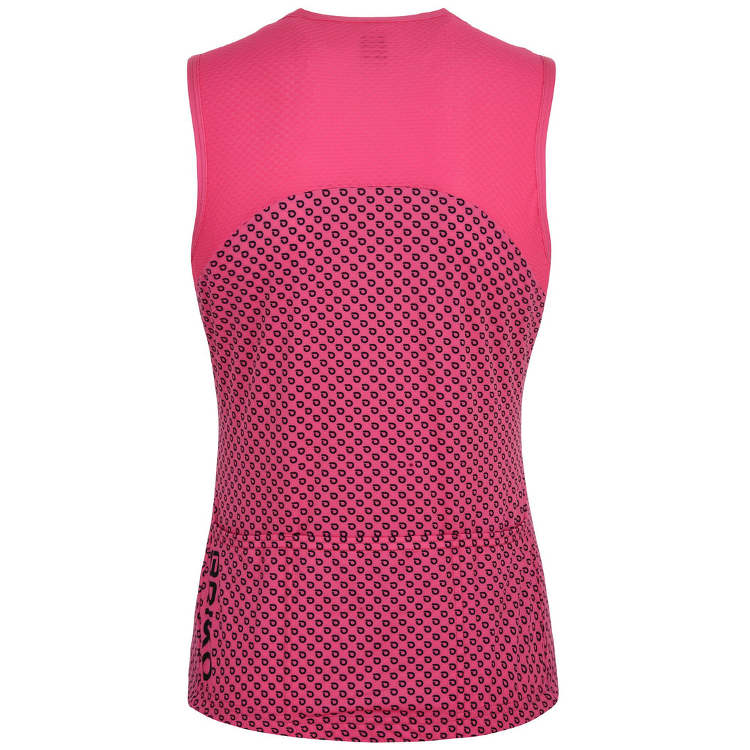 Woman Violet and Fuchsia Lightweight Cycling Tank Jersey main