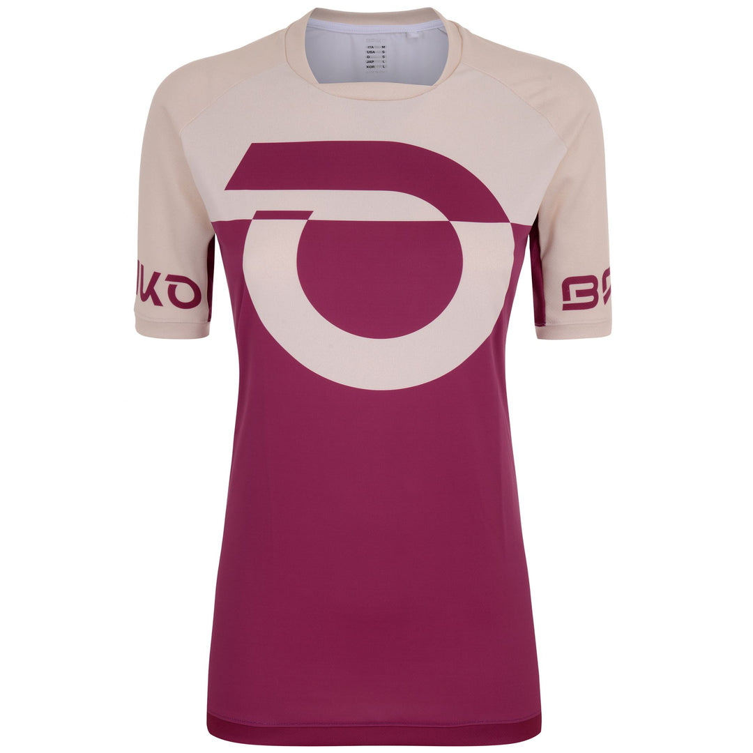 Violet Women's High-Performance Cycling Jersey with Breathability 01