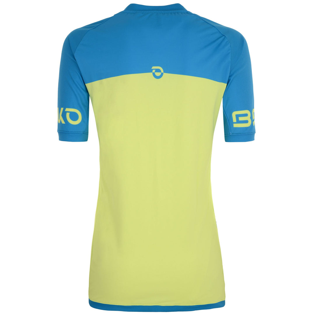 Green Woman's MTB Cycling Jersey with High Breathability main