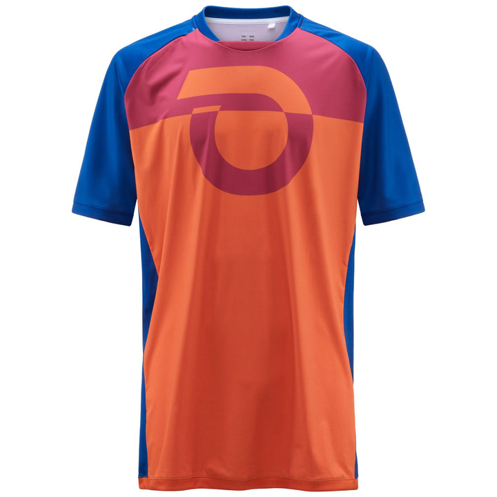 Orange Men's High-Performance Cycling Jersey for Mountain Biking 1
