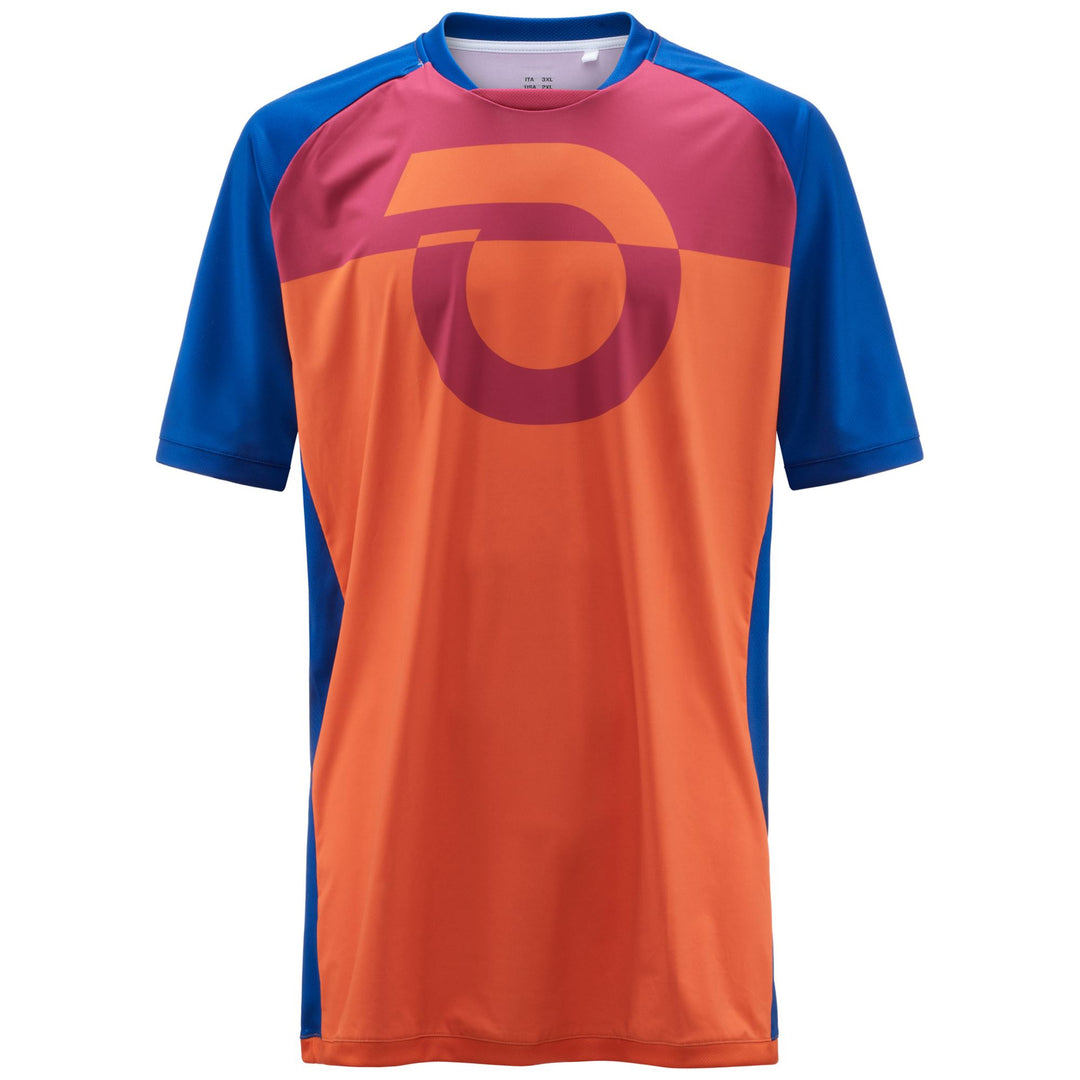 Orange Men's High-Performance Cycling Jersey for Mountain Biking 01