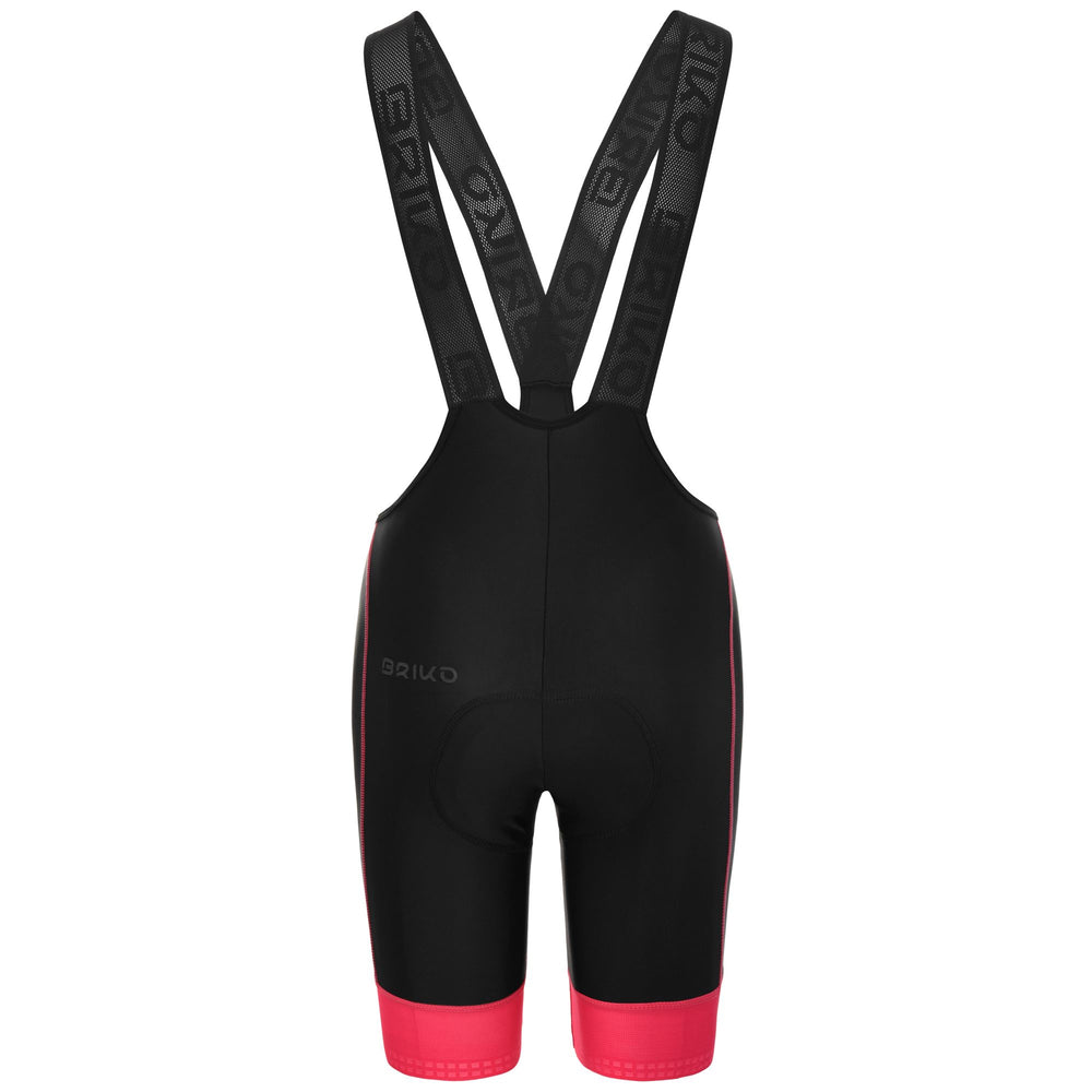 Black Women's Cycling Bib Shorts with Compression and Padding 02