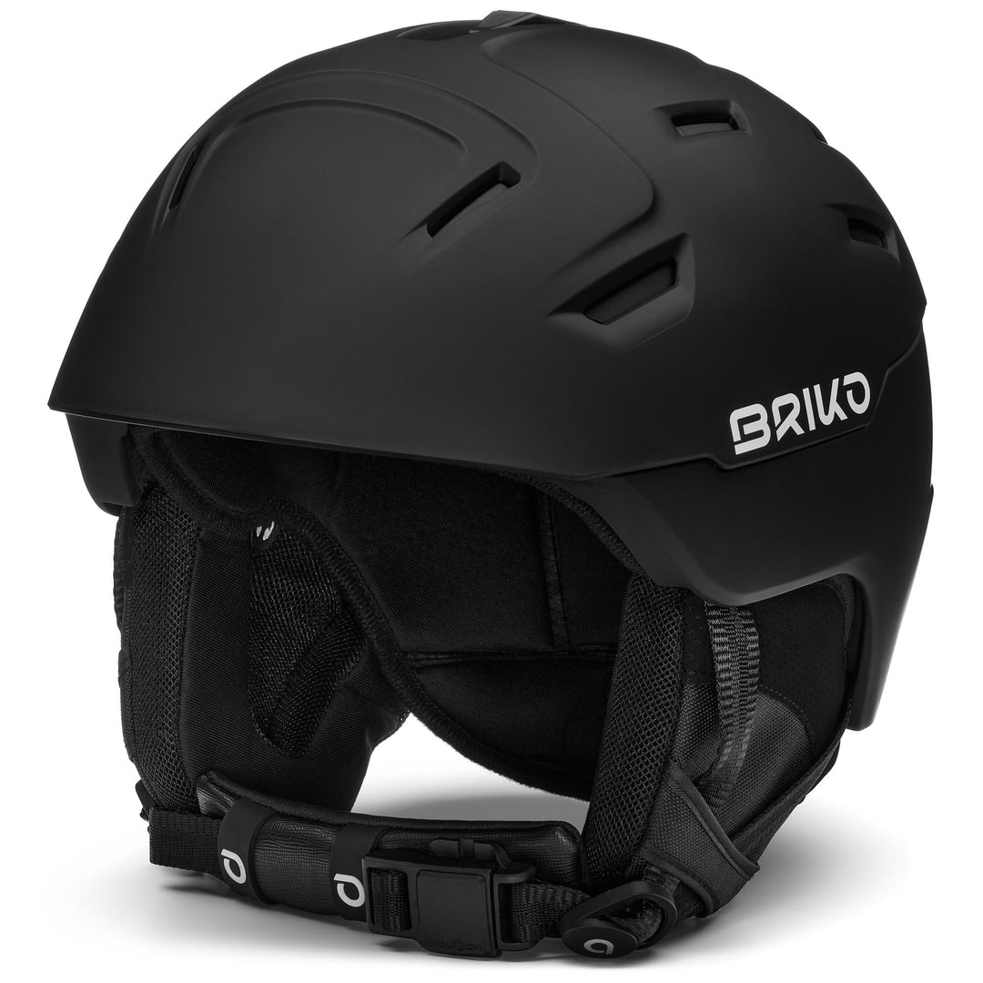Unisex Black Ski Helmet with Active Ventilation and Removable Padding main