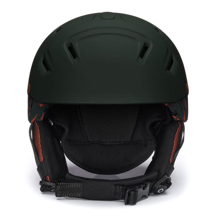 Unisex Blue and Green Ski Helmet with Anti-Fog Ventilation 3