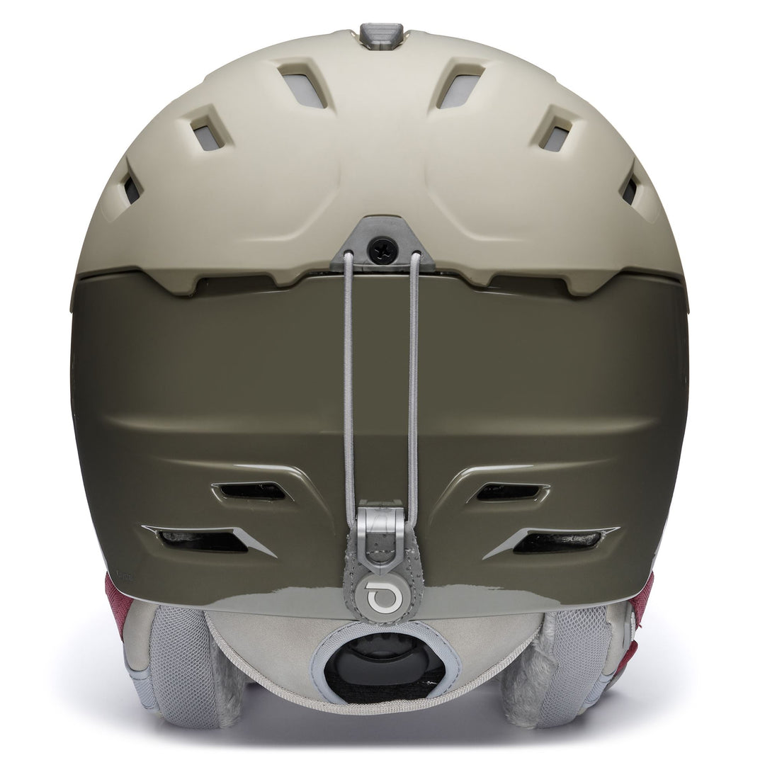 Women’s Green Ski Helmet with Active Ventilation and Anti-Fog Features main