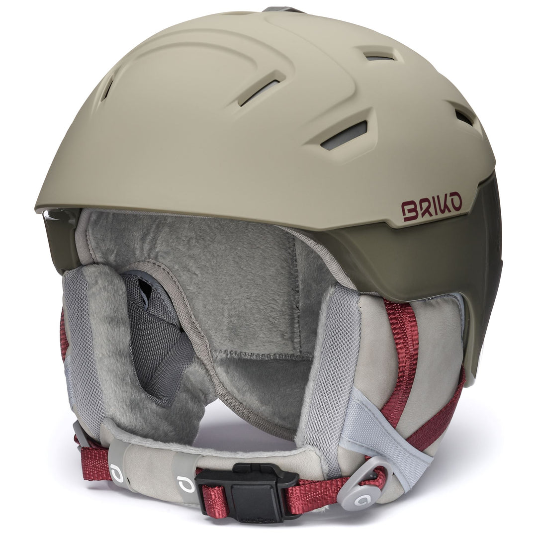 beige snowboard helmet Old School Snow w/MIPS providing a snug Helmets Woman CRYSTAL 2.0 Helmet