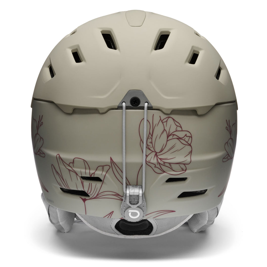 Women’s Green and Beige Ski Helmet with Anti-Fog Ventilation main