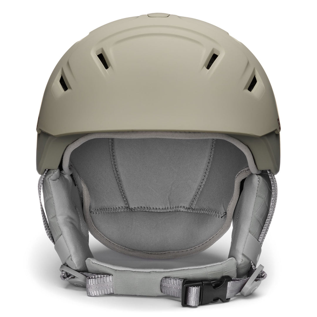 Women’s Green and Beige Ski Helmet with Anti-Fog Ventilation main
