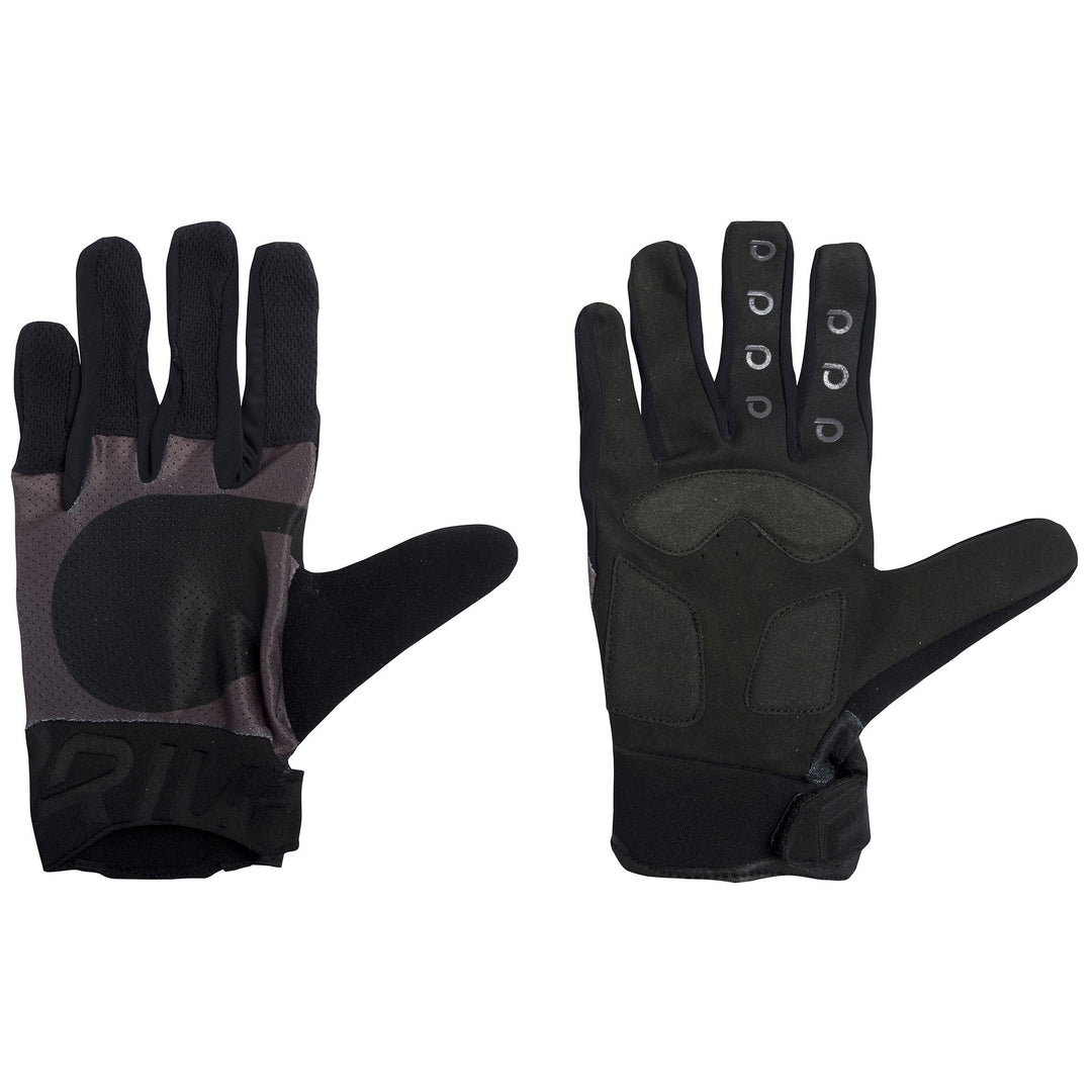 Unisex Black Mountain Biking Gloves with Gel Padding main