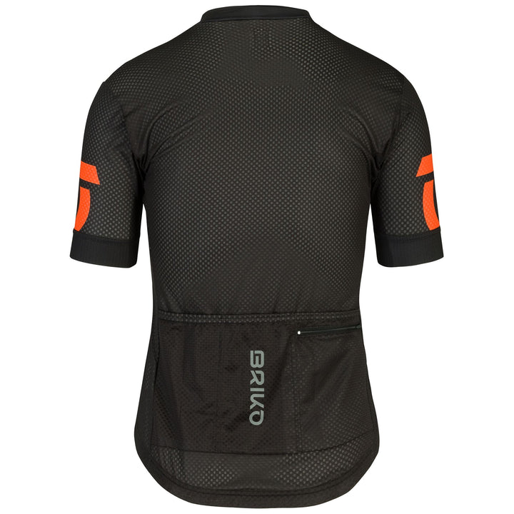 Black Men's Cycling Jersey for Active Performance 2