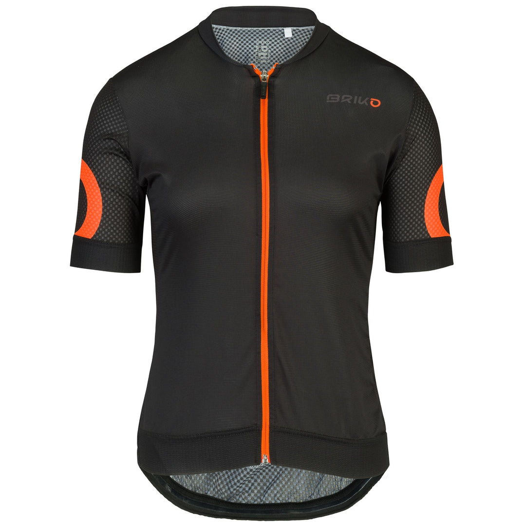Black Men's Cycling Jersey for Active Performance 01