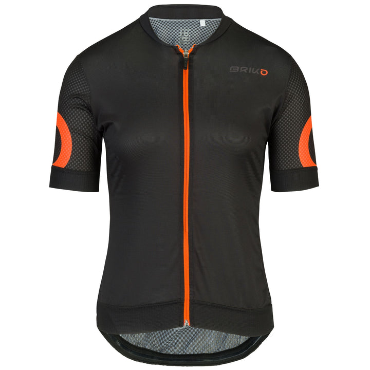 Black Men's Cycling Jersey for Active Performance 1