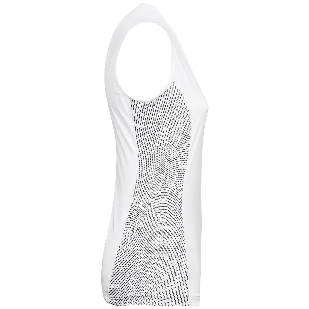 White Women's Cycling Jersey for Performance Activities 02