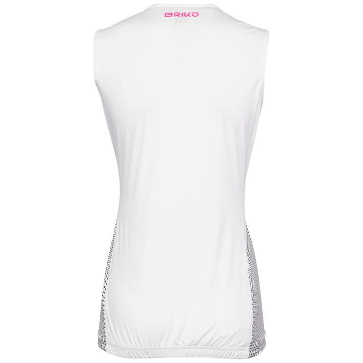 Maillot de cyclisme blanc pour femme, idéal pour les activités sportives de performance 3
